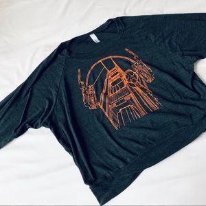 American apparel Golden Tate bridge sweater